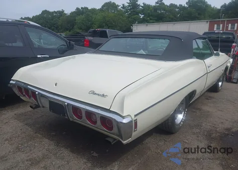 1968 Chevrolet Impala из США, поврежденный, VIN 16467808551011111